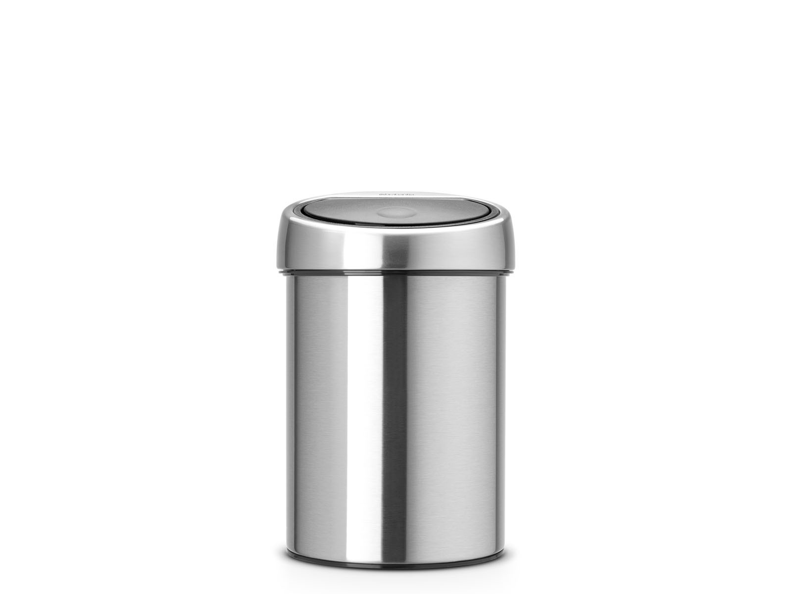 Kosz na śmieci Brabantia Touch Steel Matt 3L podłogowy/ścienny 2w1