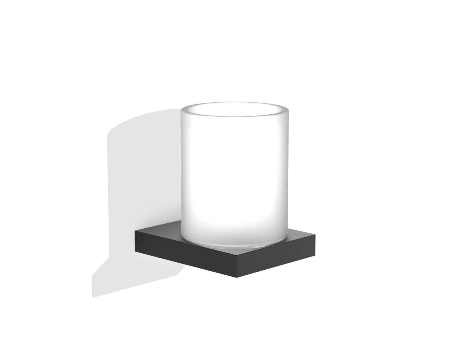 Kubek łazienkowy ścienny Decor Walther Contract CT WMG Black Matt