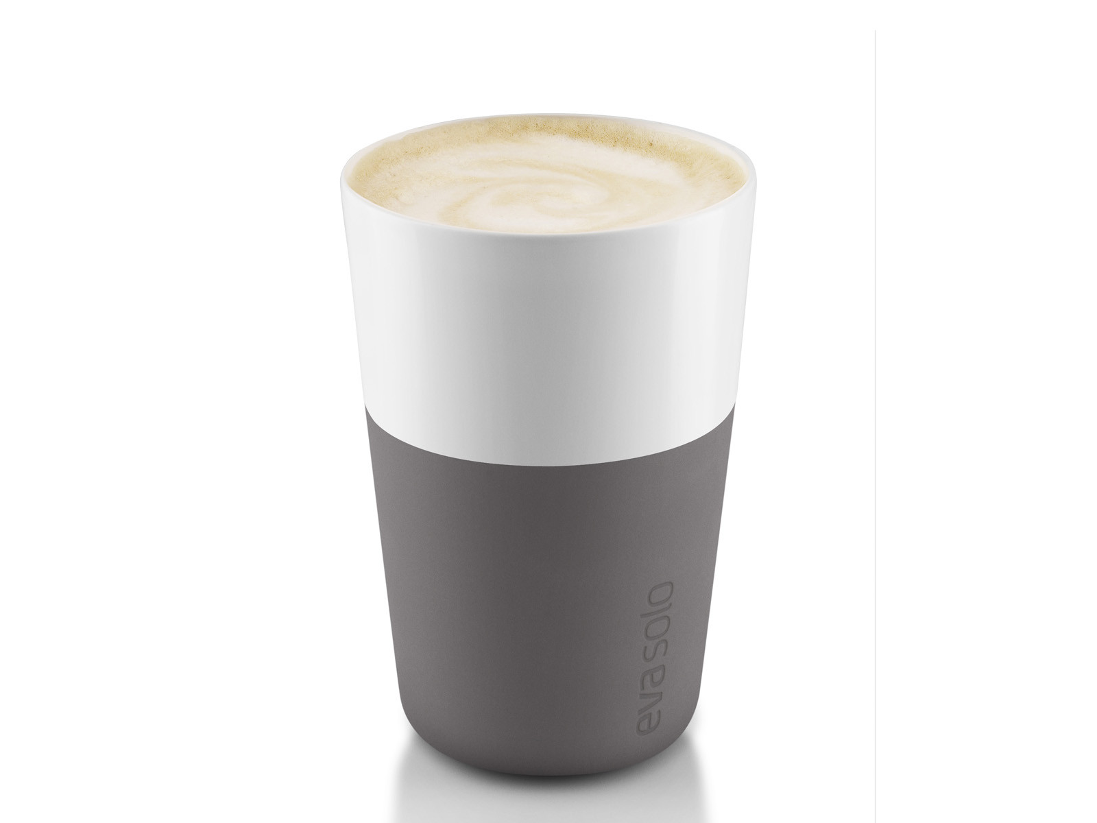 Kubek z silikonową osłoną 2 szt Eva Solo Latte Grey 360 ml