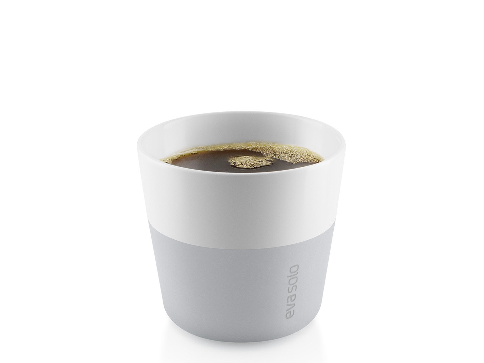 Kubek z silikonową osłoną 2 szt Eva Solo Lungo Grey 230 ml