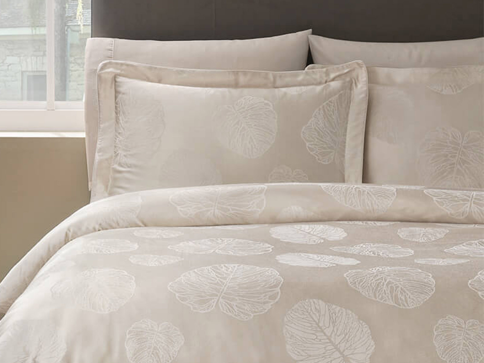 Pościel Tivolyo Jacquard x6 Lidia Beige 200x220