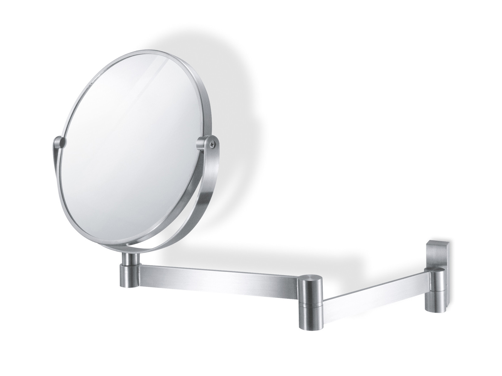 Lusterko kosmetyczne ścienne Zack Linea Steel Matt