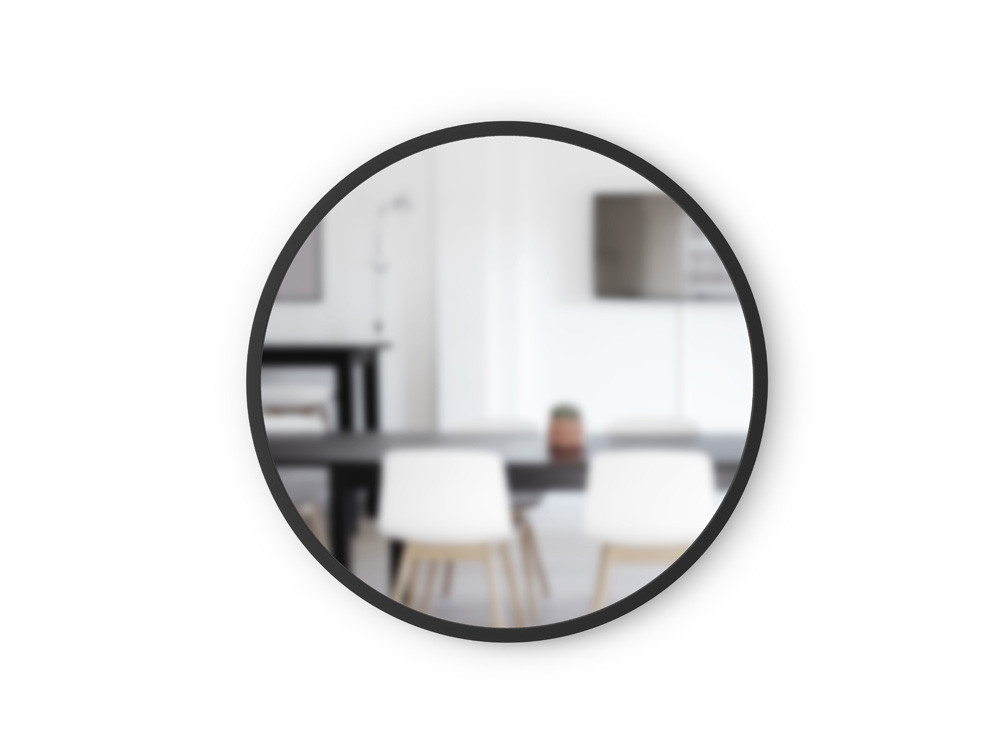 Lustro ścienne Umbra Hub Black Ø61 cm