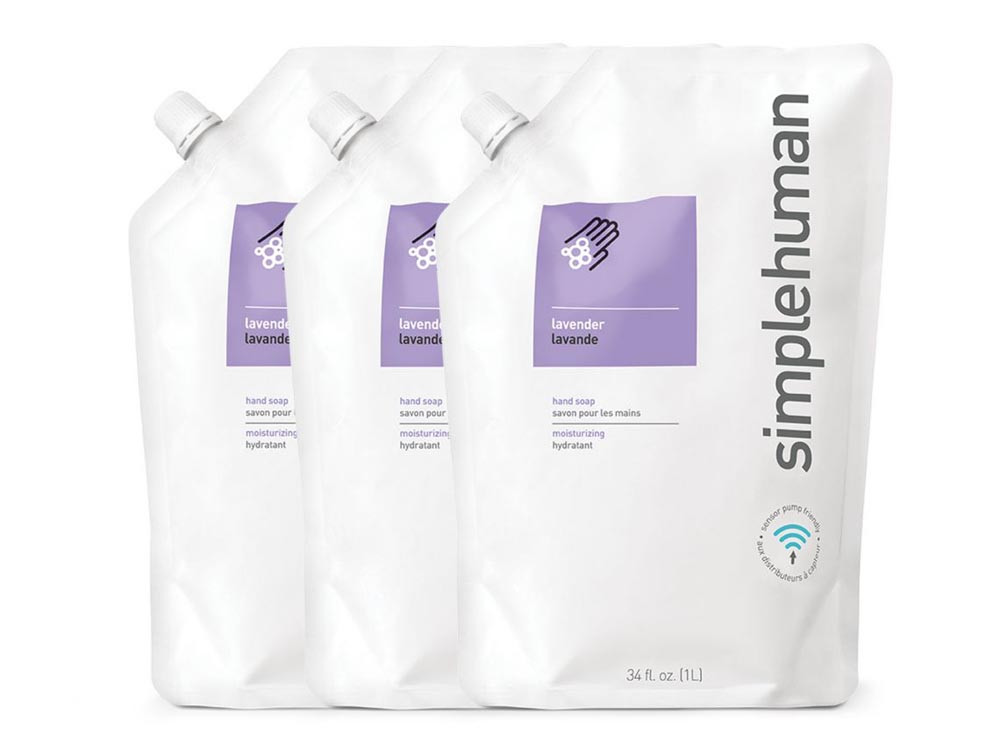 Mydło w płynie nawilżające hipoalergiczne Simplehuman Lavender 1L