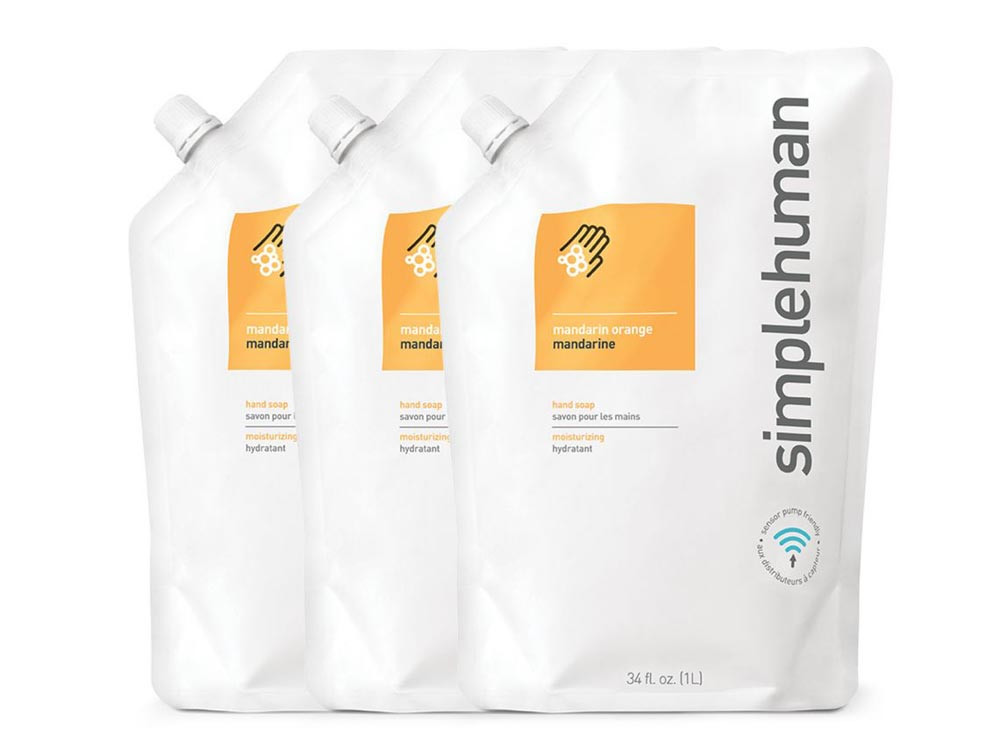 Mydło w płynie nawilżające hipoalergiczne Simplehuman Mandarin 1L