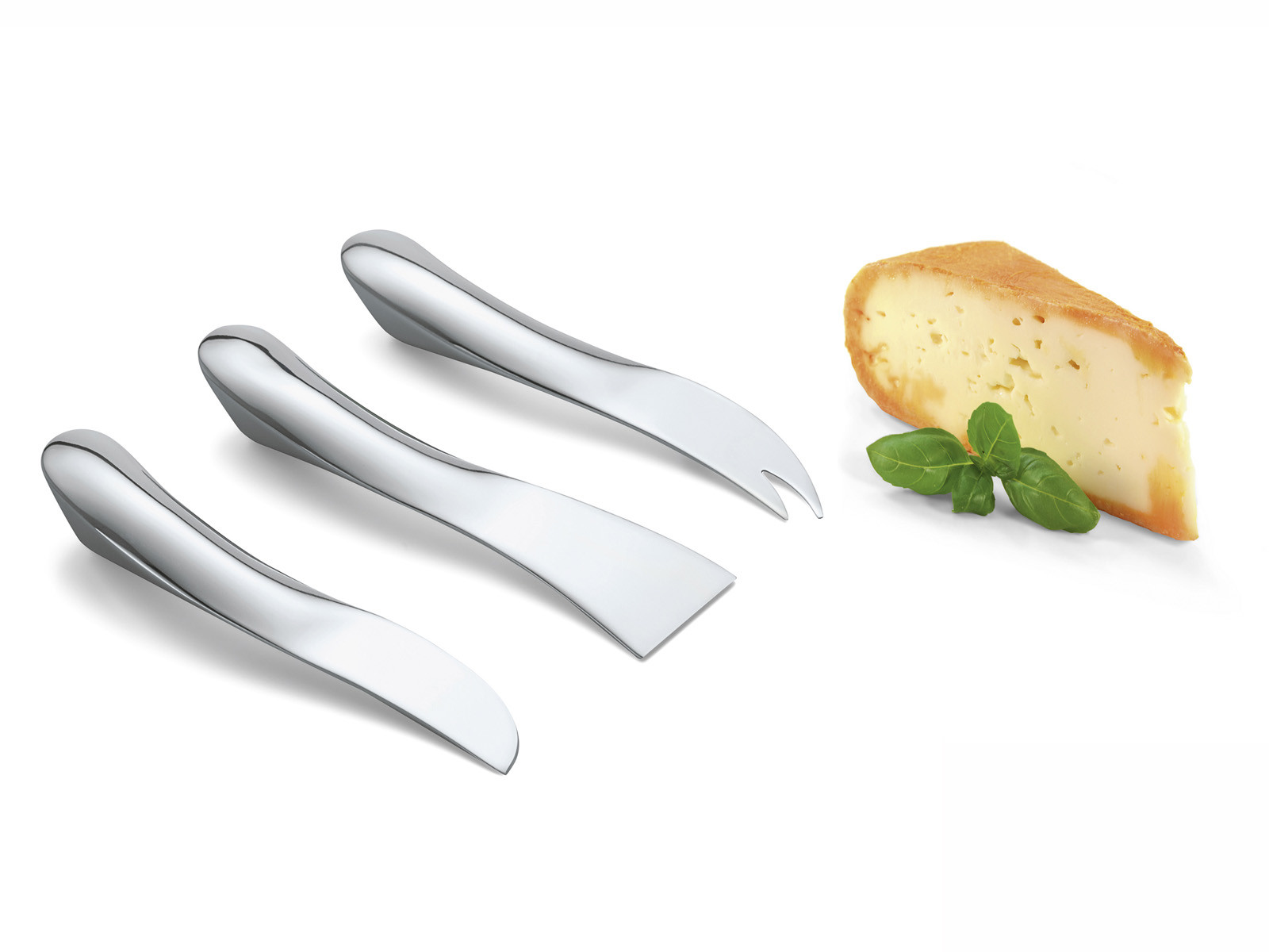 Noże do sera x3 zestaw Philippi Wave