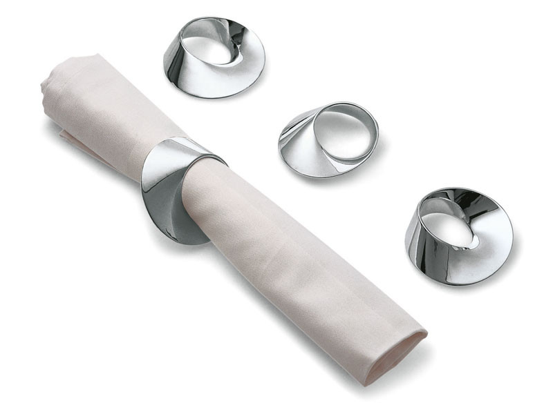 Obrączki na serwetki x4 zestaw Philippi Swirl 