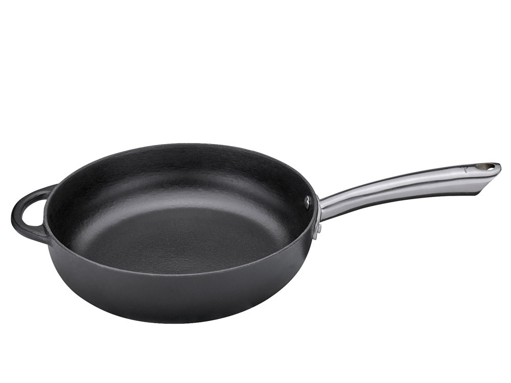 Patelnia wysoka żeliwna Kuchenprofi Provence Black ⌀ 28