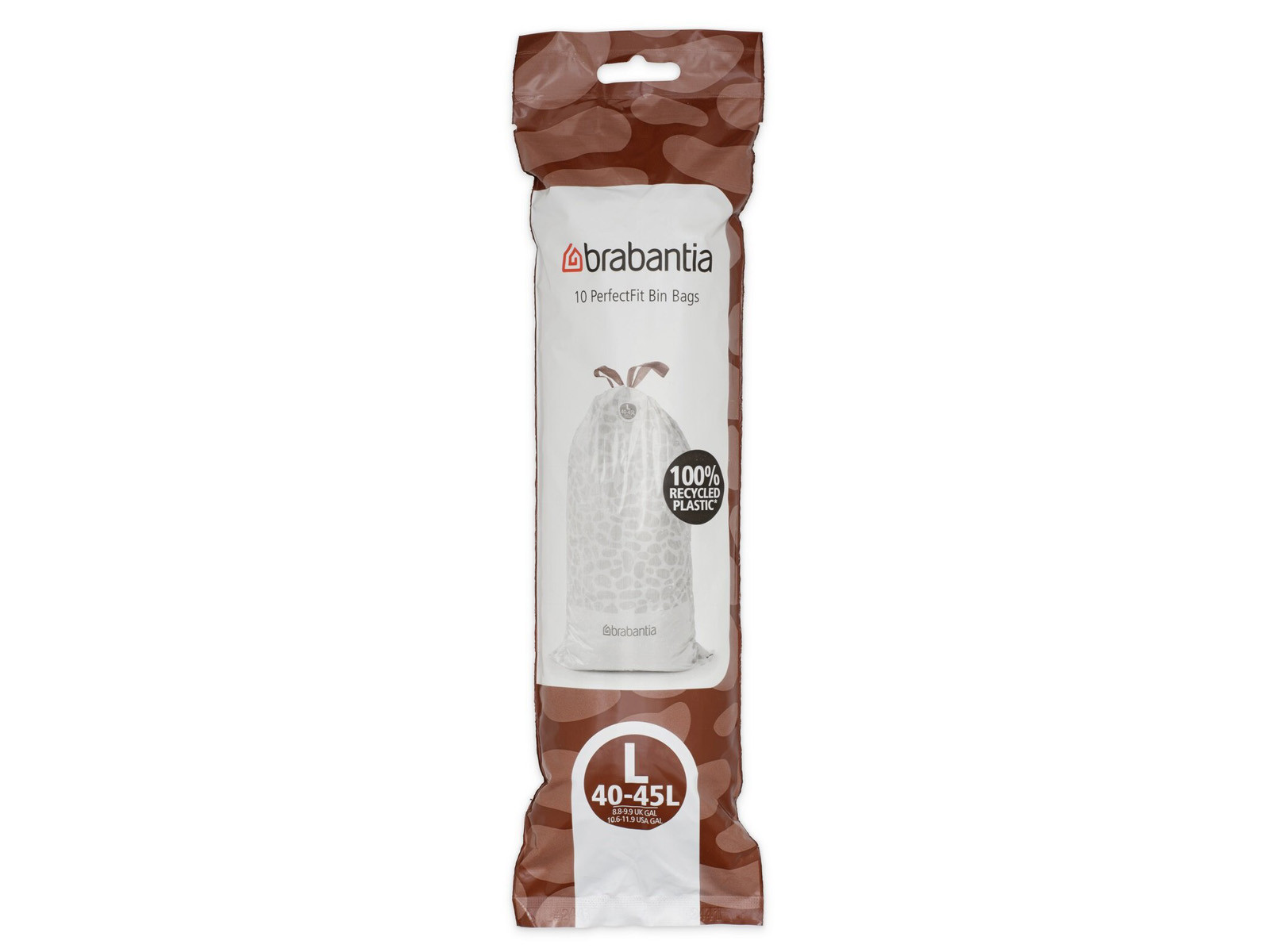 Worki na śmieci Brabantia PerfectFit Bags L 40-45L White 10szt