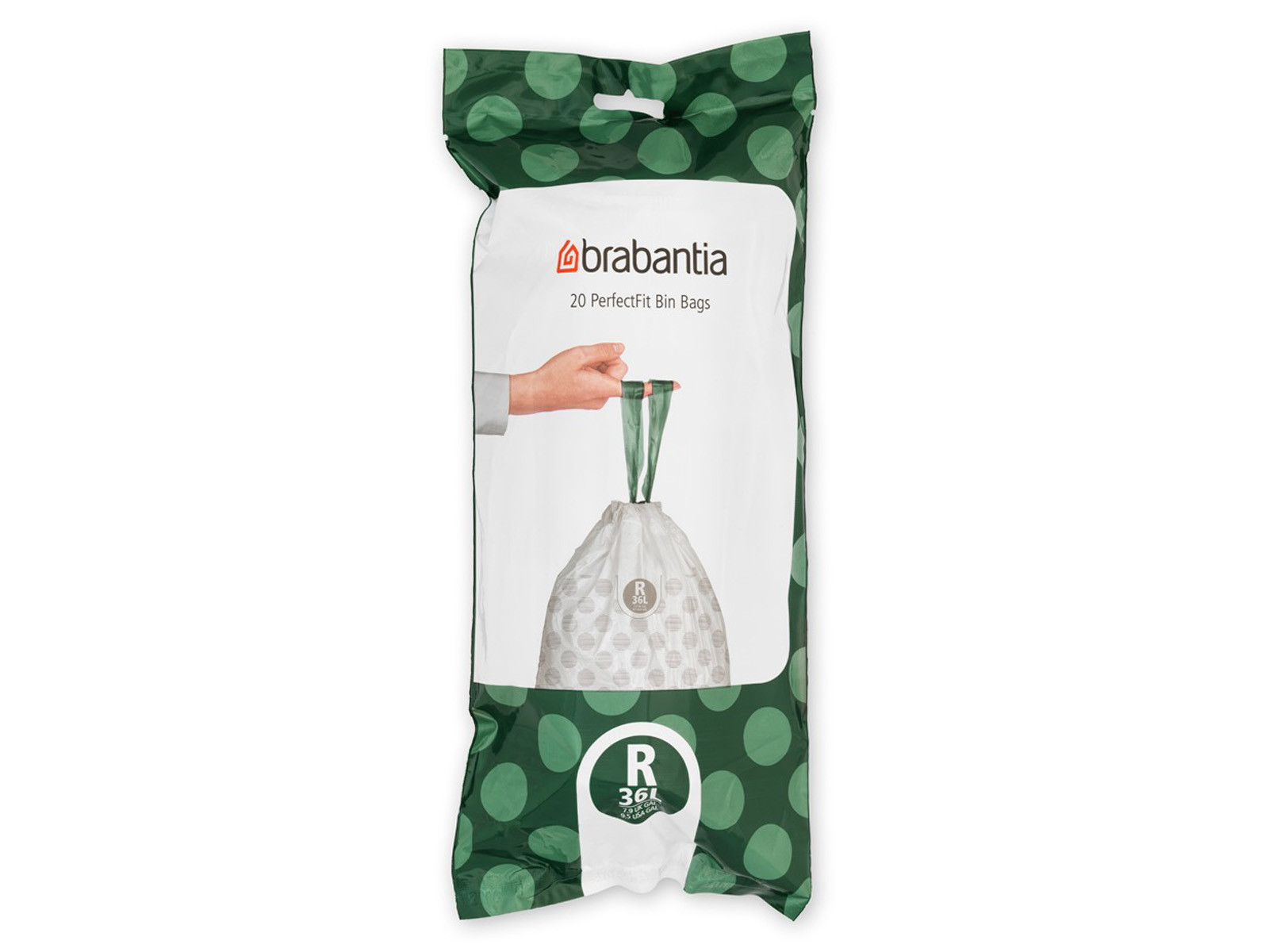 Worki na śmieci Brabantia PerfectFit Bags R 36L White 20szt