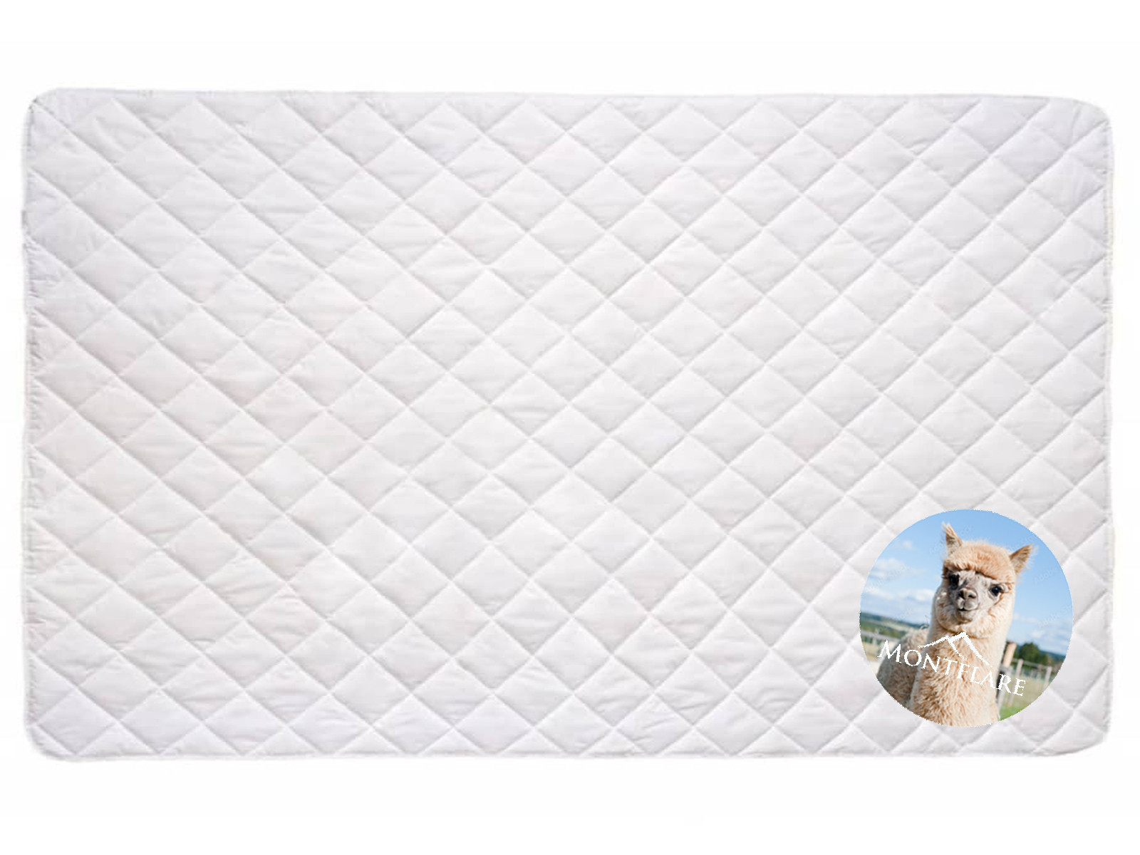 Podkład wełniana Montflare Nature Alpaca Wool 160x200