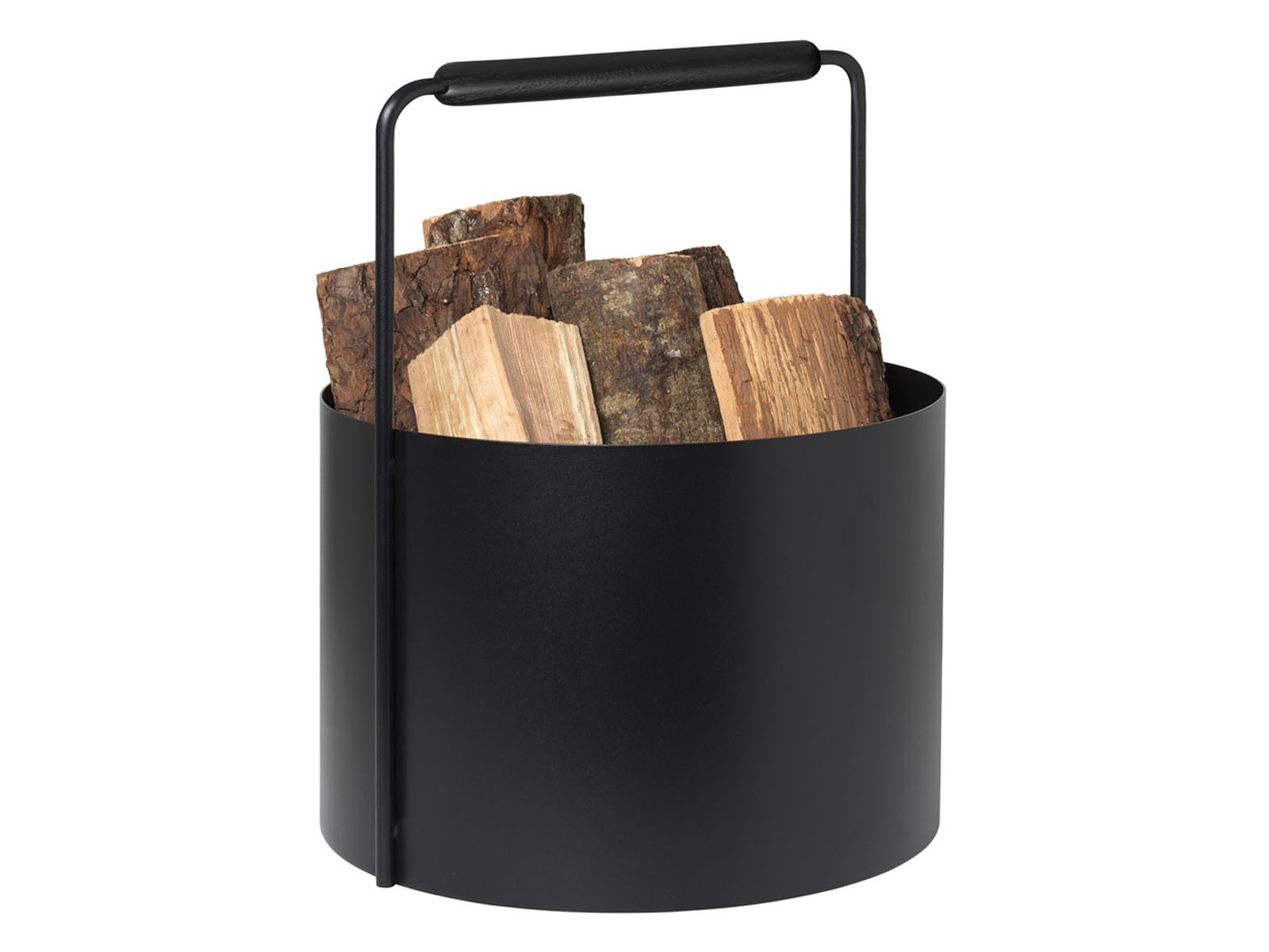 Pojemnik/kosz na drewno Blomus Ashi Black