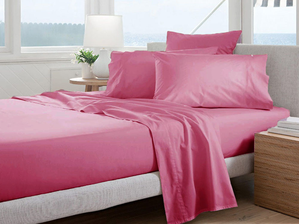 Pościel Curt Bauer Uni Comfort Pink