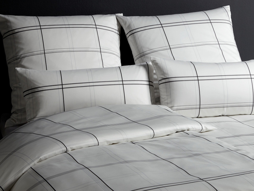 Pościel Elegante Chess Lines White