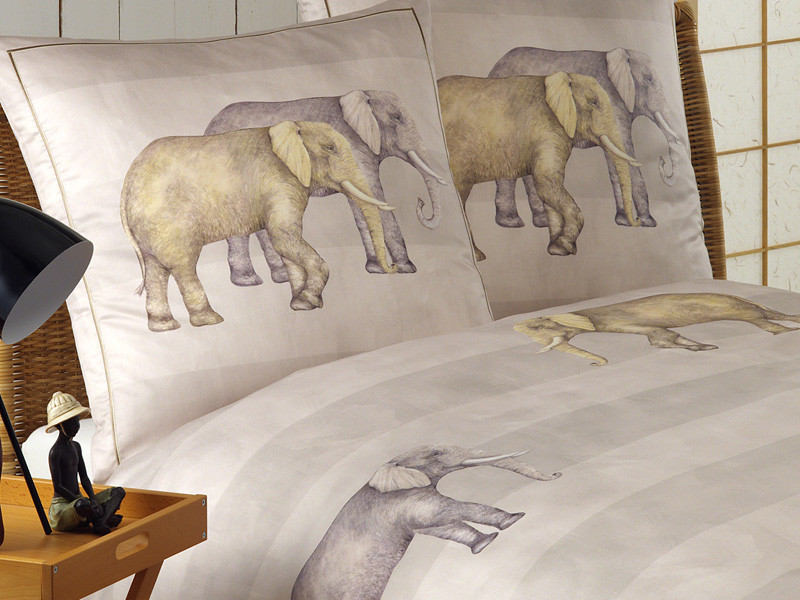 Pościel Elegante Elephant Pair Beige