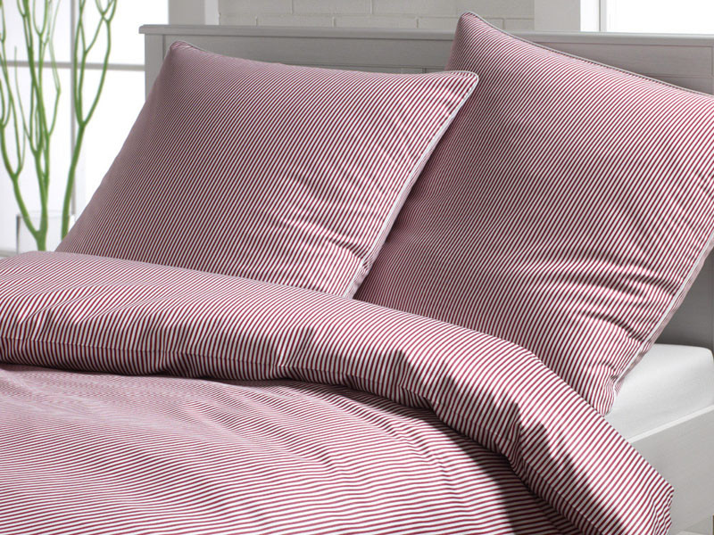 Pościel Elegante Mild Stripes Pink 200x200 + 70x80