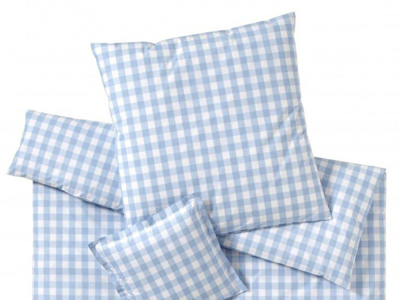 Pościel Elegante Quadro Light Blue