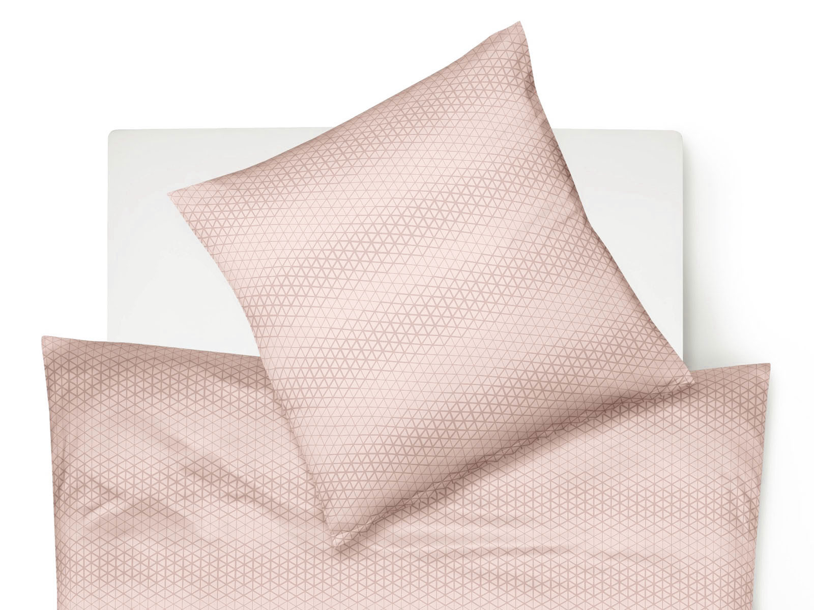 Pościel Fleuresse Jade Pyramid Rose 155x200