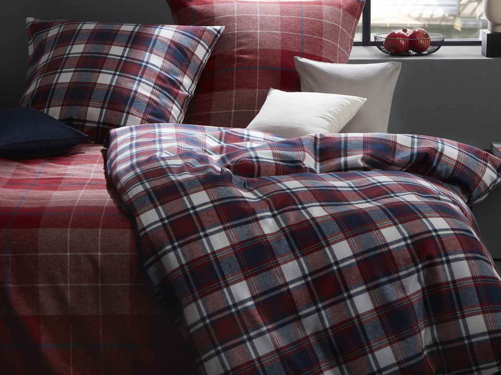 Pościel Fleuresse Lech Check Oxford 200x220