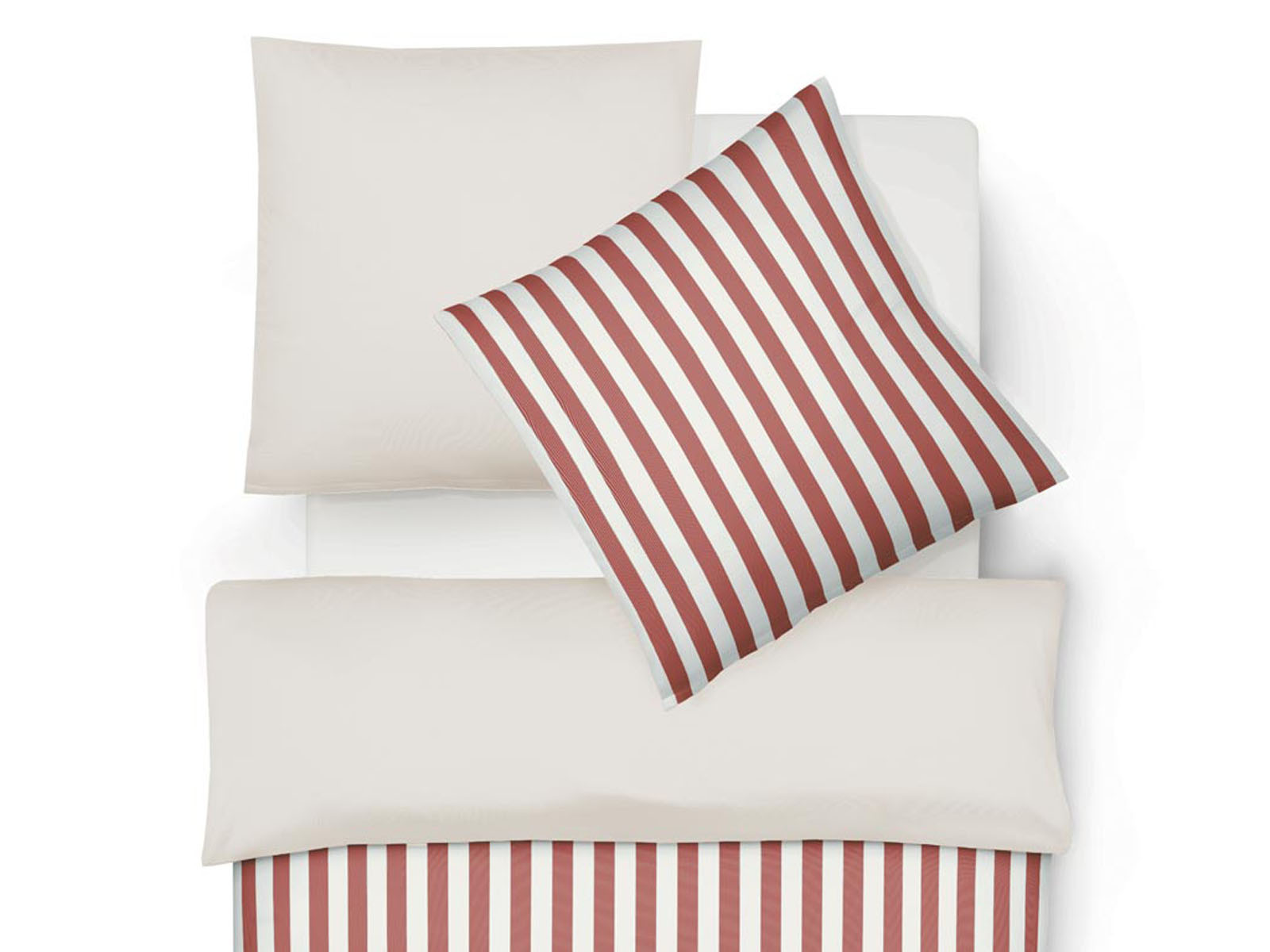 Pościel Fleuresse Lech Stripes Red 135x200