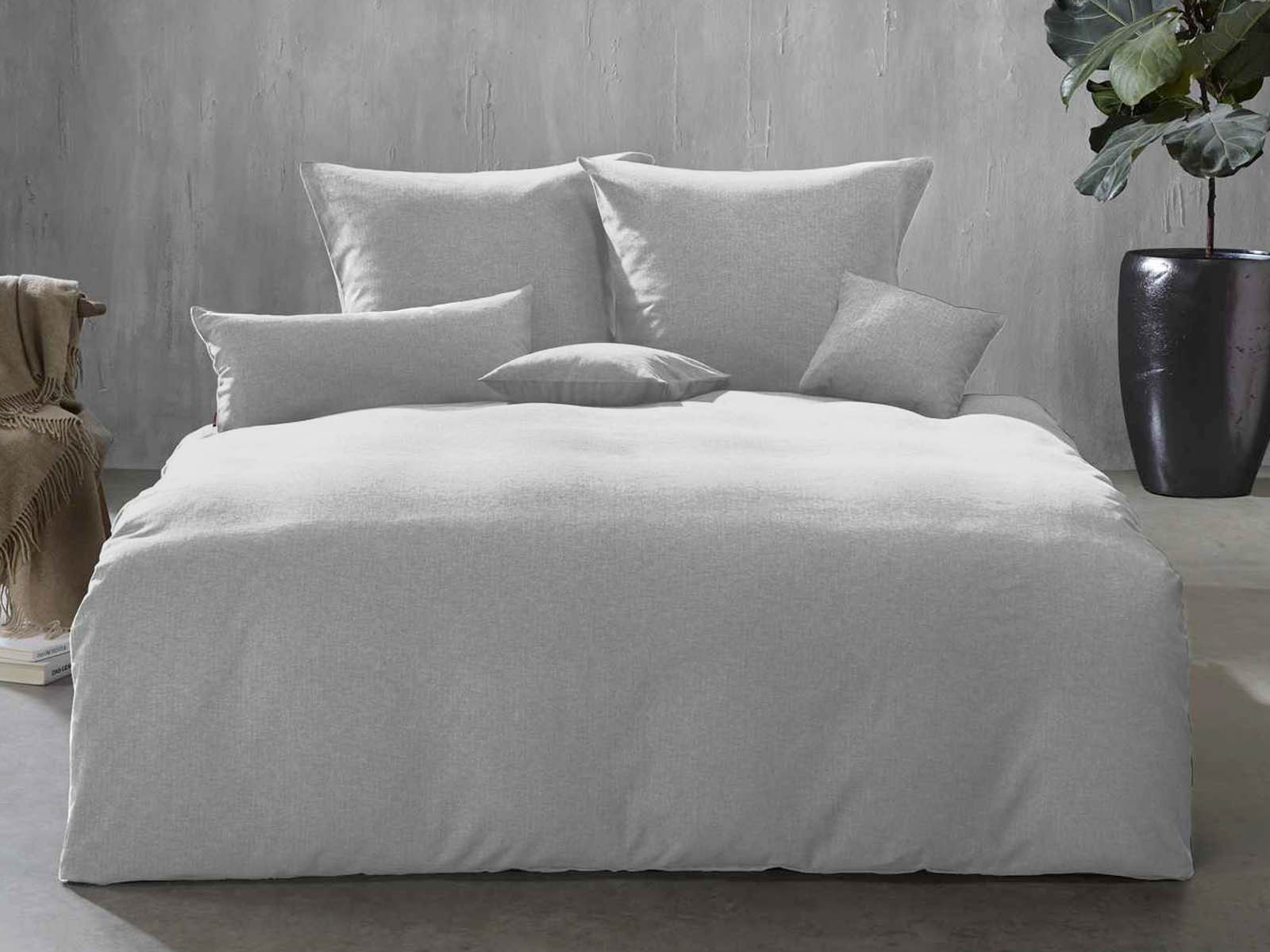 Pościel Fleuresse Lech Uni Alpine Silver 135x200