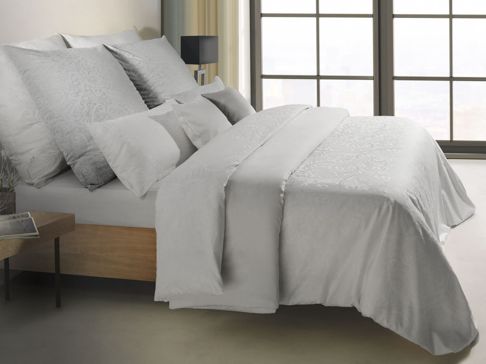 Pościel Fleuresse Zurich Paisley Silver