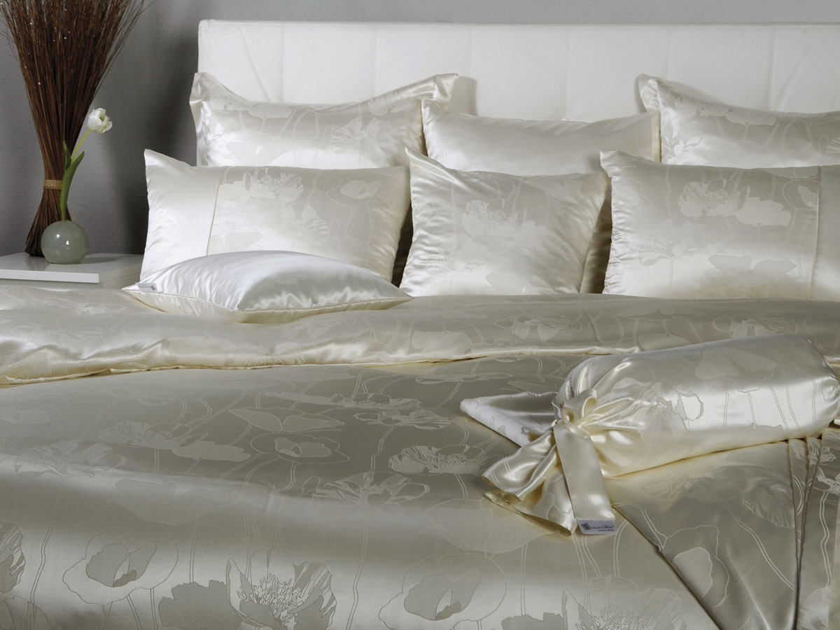 Pościel jedwabna Seidenweber Adele Natur - poszewka na kołdrę do 240x260