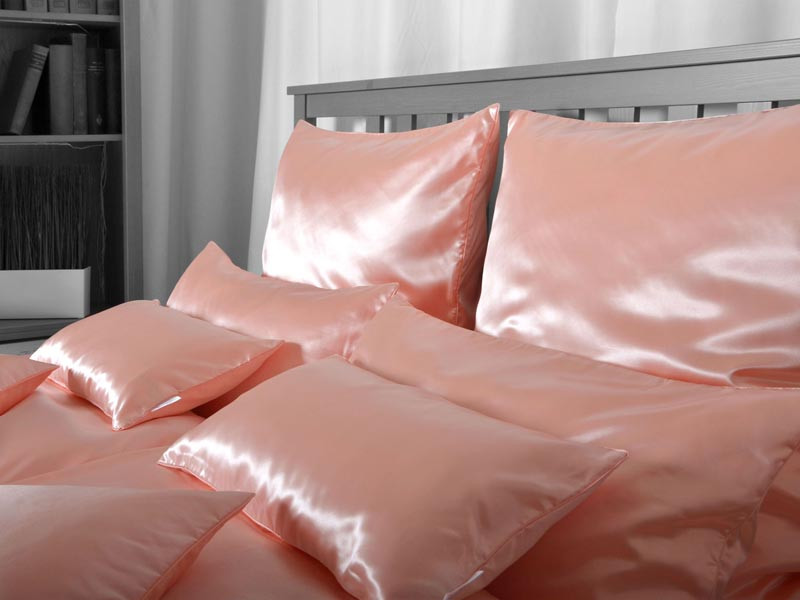 Pościel jedwabna Seidenweber Uni Flower - poszewka na poduszkę