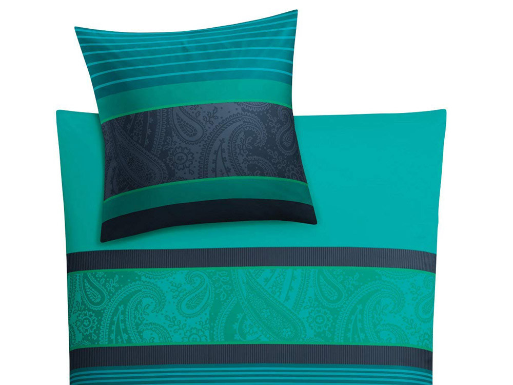 Pościel Kleine Wolke Cambridge Petrol 155x220