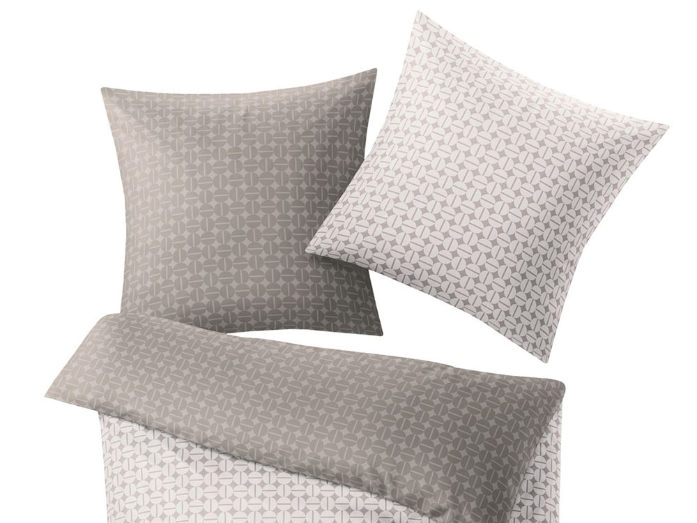 Pościel Kleine Wolke Punto Taupe 155x220