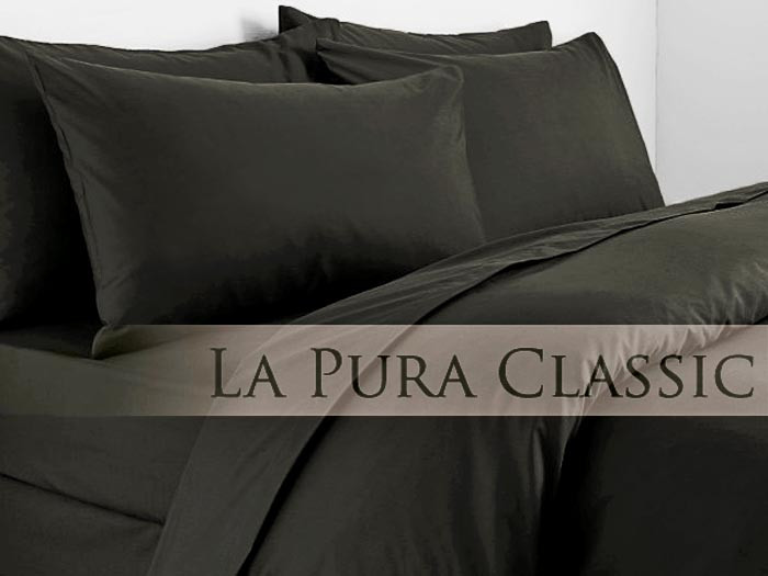 Pościel La Pura Uni Dark Grey