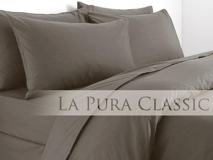 Pościel La Pura Uni LIght Grey