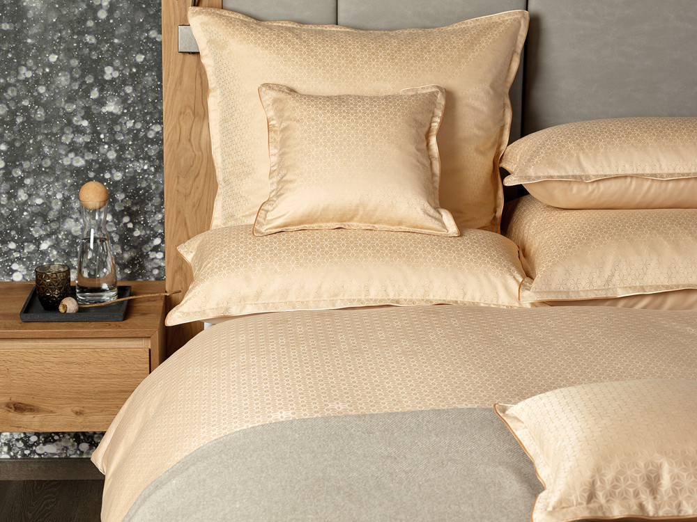 Pościel Curt Bauer CB 1882 Asanoha Sand - poszewka na poduszkę