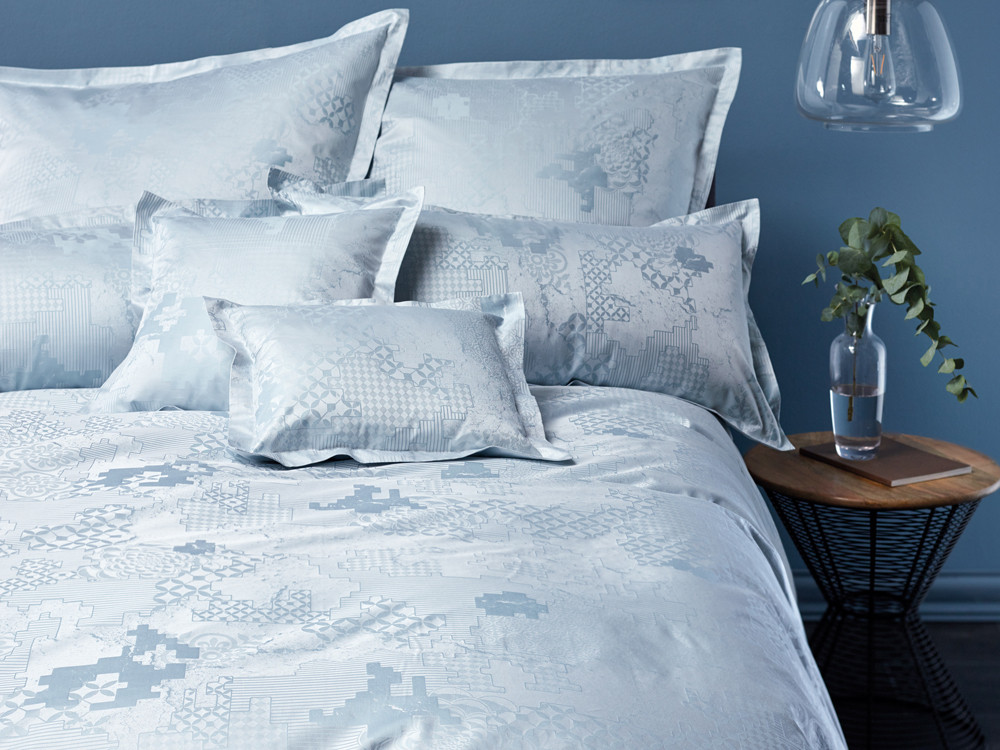 Pościel Curt Bauer CB 1882 Culture Blue - poszewka na poduszkę