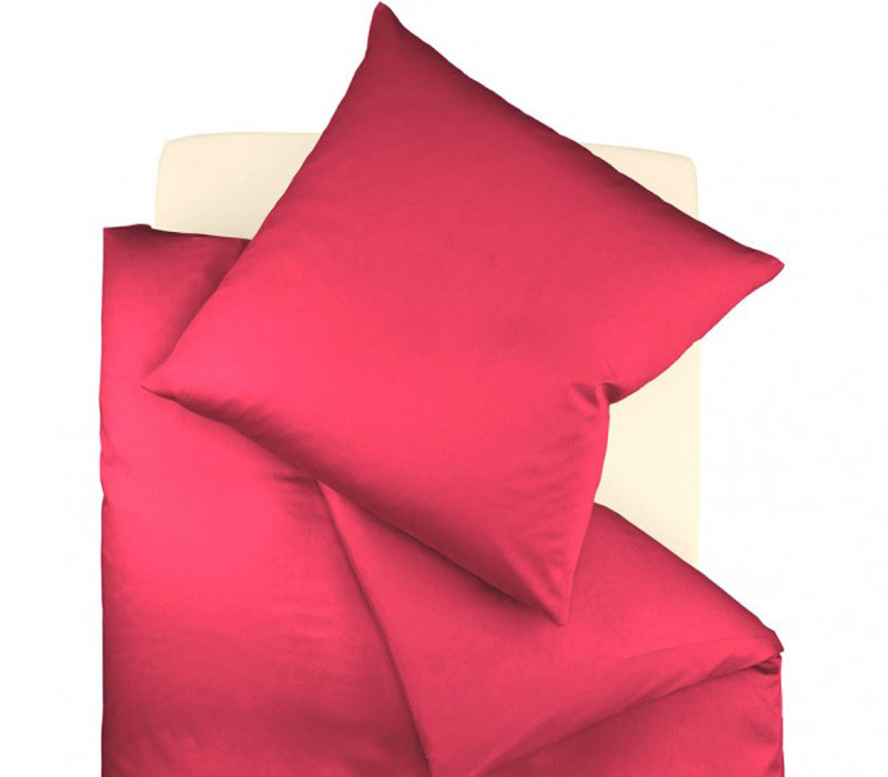 Poszewka Fleuresse Colours Uni Red 50x70