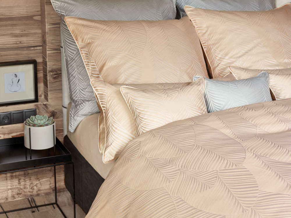 Pościel Curt Bauer CB 1882 Leaf Caramel - poszewka na kołdrę