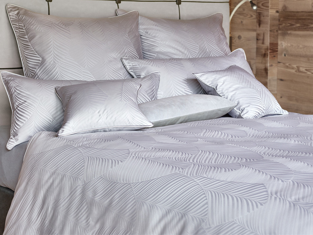 Pościel Curt Bauer CB 1882 Leaf Grey - poszewka na kołdrę