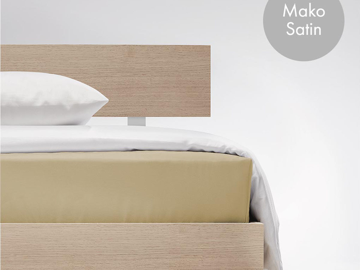 Prześcieradło Fleuresse Colours Fitted Beige 100x200