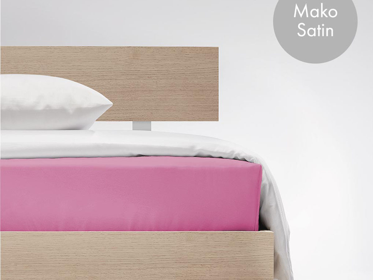 Prześcieradło Fleuresse Colours Fitted Pink 100x200