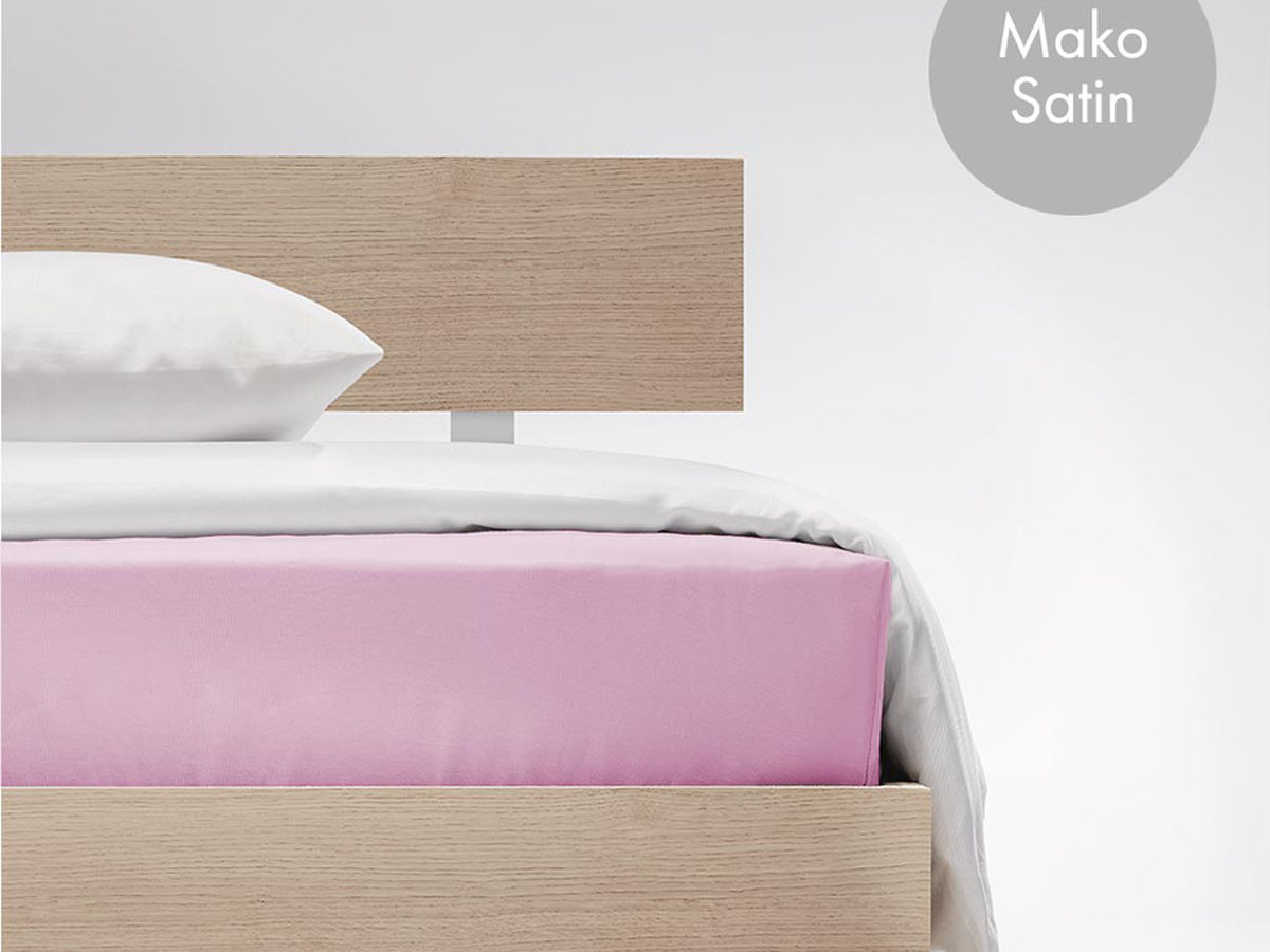 Prześcieradło Fleuresse Colours Fitted Rose 100x200