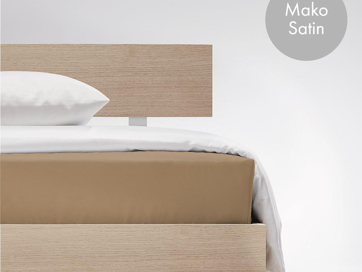 Prześcieradło Fleuresse Colours Fitted Sand 160x200