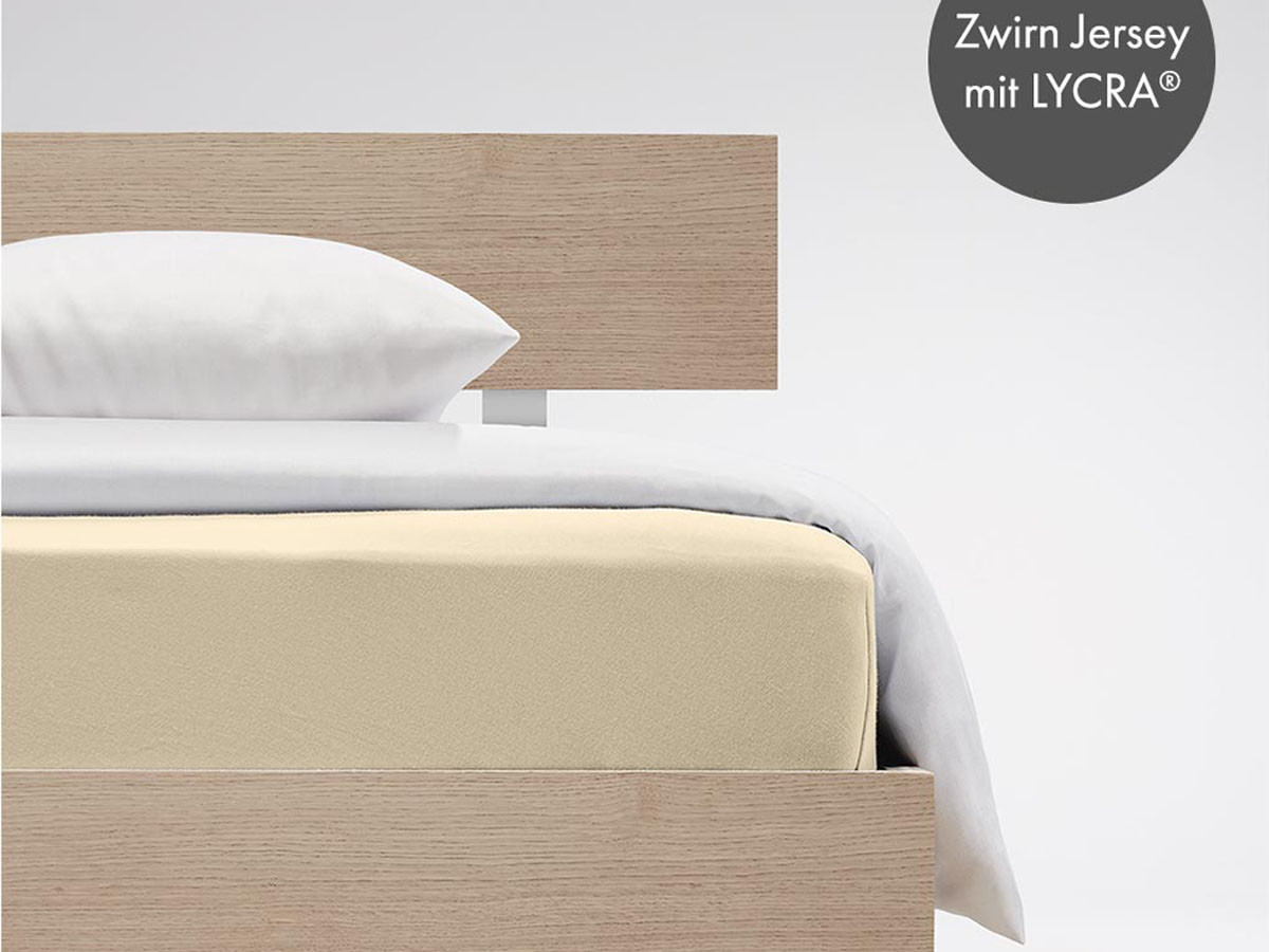 Prześcieradło Fleuresse Jersey Comfort Natur 100x200