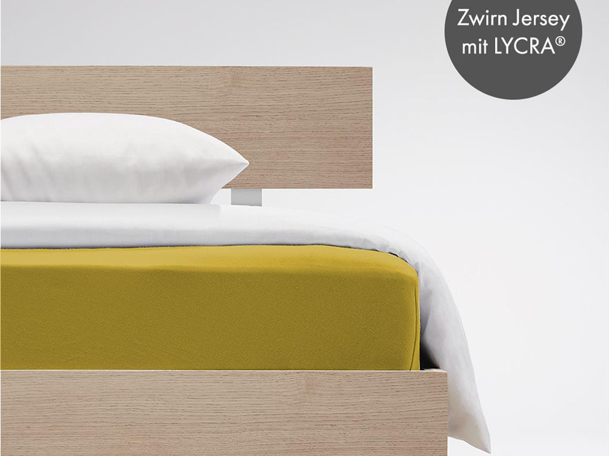 Prześcieradło Fleuresse Jersey Comfort Olive 200x200