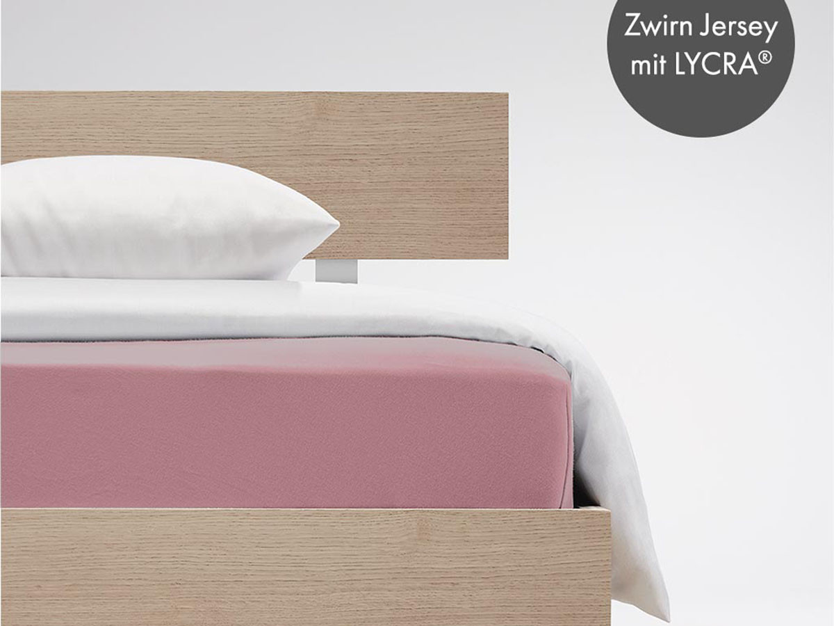 Prześcieradło Fleuresse Jersey Comfort Rosa 100x200