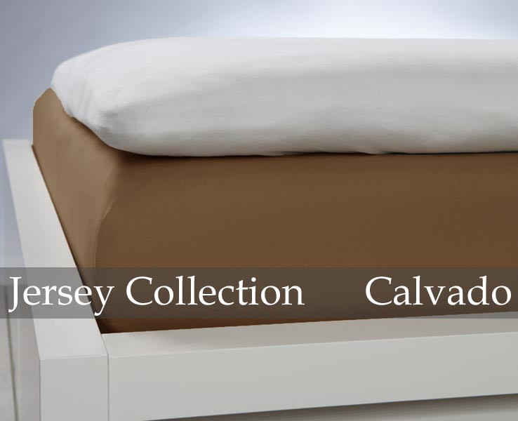 Prześcieradło Jersey Light Brown 90x200