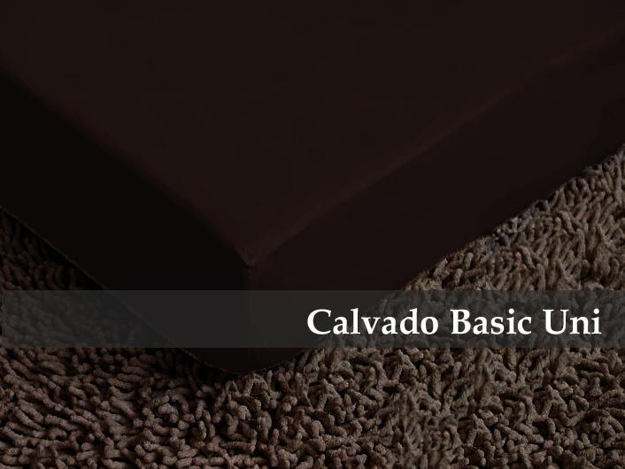 Prześcieradło satynowe z gumką Brown