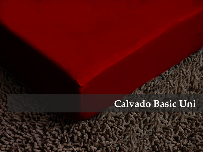 Prześcieradło satynowe z gumką Red 160x200