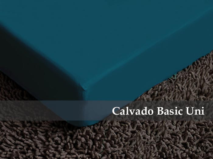 Prześcieradło satynowe z gumką Turkus