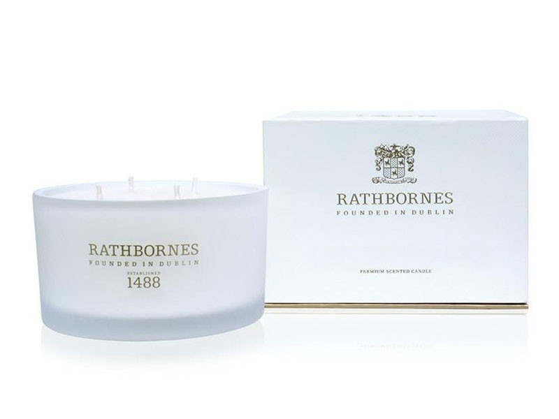 Świeca zapachowa Rathbornes Luxury Mint, Thyme & Watercress