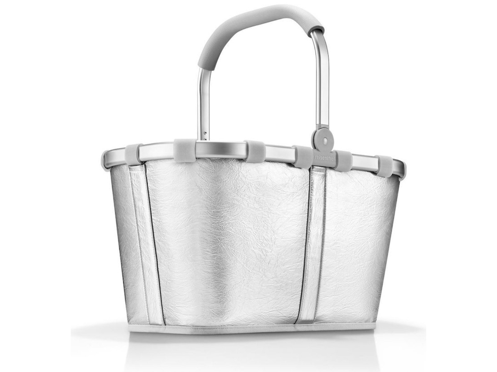 Koszyk na zakupy Reisenthel Carrybag Silver Crackle Waterproof